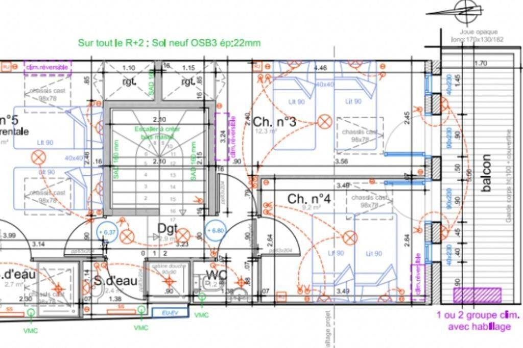 Nocnoc - Le Balcon De L'Oli 99M2 Apartamento Bordéus Exterior foto